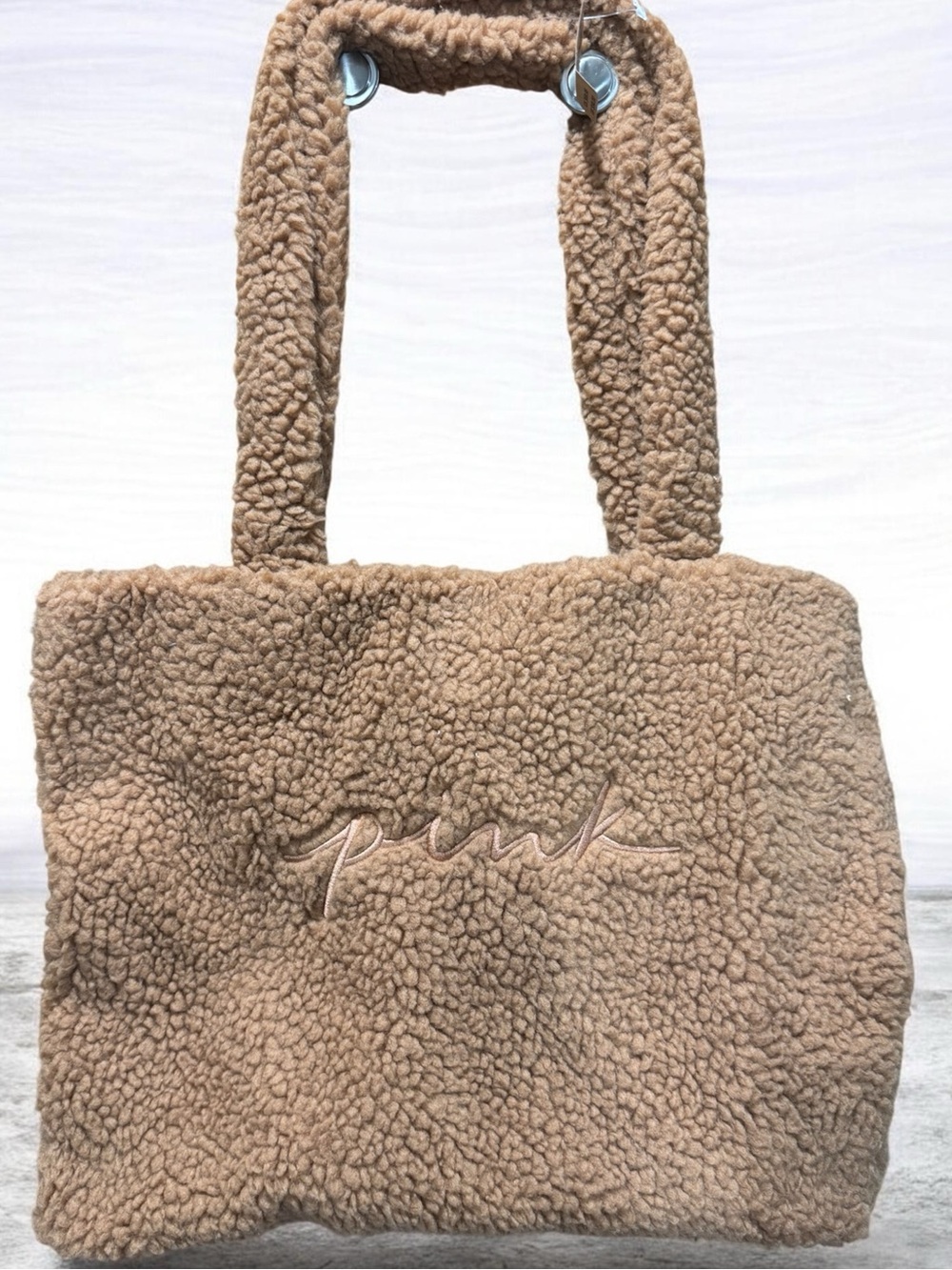 Pink Victoria’s Secret Plush Sherpa Tote Bag - NWT